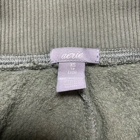 Aerie Olive Green Jogger Sweatpants, Size XS - Picture 5 of 7